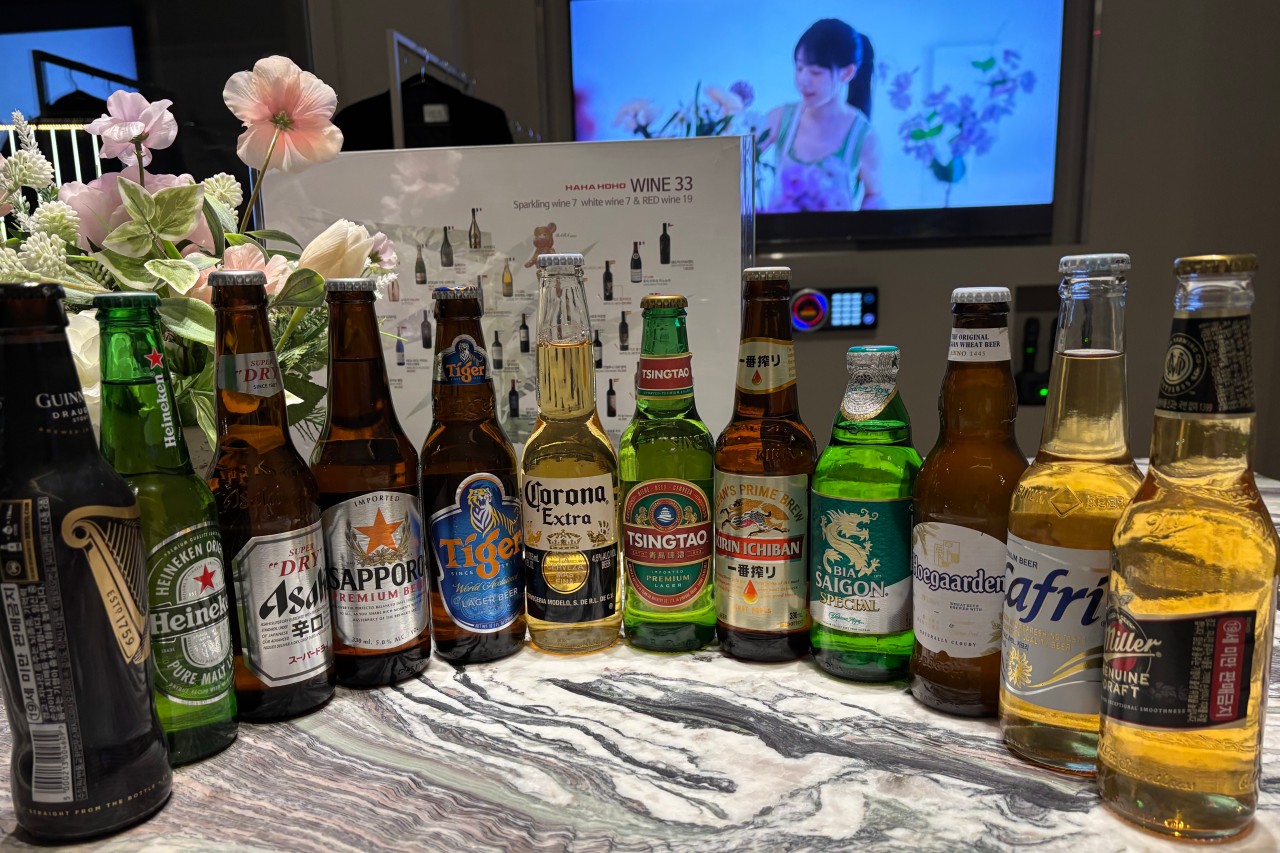 다양한 주류와 안주