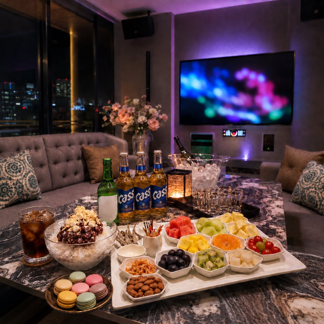 여름 한정 해피아워 세트
